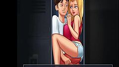 Oh man, Roxxie ends up getting pounded hard by Mia in that intense locker room session.