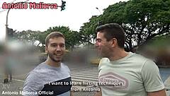 Brian Evansx shows his Colombian friend how to pick up hot girls in public, leading to a steamy threesome with Silvana Lee full of blowjobs and rough sex.