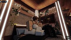 Roblox Slut Returns with Her Friend for More Creampie Group Sex in Tight Pussies!