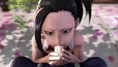 brainwashed sluts in the garage, feel that cartoon cock pounding your holes like a total whore