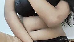 Watch Out! This Solo Indian Beauty Plays With Her Big Tits And Tight Pussy In A Steamy Workout Session!