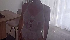 Big Ass Mature Milf in Lingerie and Panties Shows Off Sexy Fat Curves