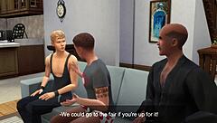 In this anime holiday game, Sims4 follows weekend adventures with Mike and his dad in steamy daddy scenarios