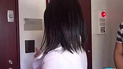 So this sneaky trip to the bathroom with the petite Asian brunette turned into her deepthroating my cock until I came in her mouth.