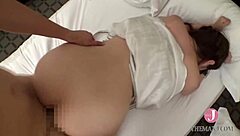 hey, you think this japanese housewife can handle my deep fingering and riding her tits?