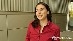 cute lilith gets herself off in the bathroom with slow teasing touches