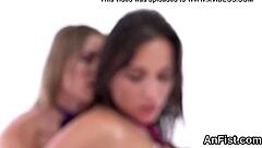 nasty lesbo hotties dive into fisting tight pussies and anal holes with rimjobs