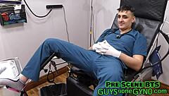 nurse tyler lynn sounds dr canada in a close-up femdom session with gloves and domination.