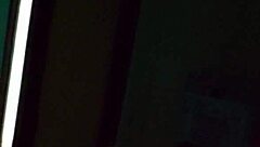 Wife casually fingered her husband's cock in a relaxed moment.