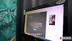 Pregnant Colombian Beauty Gets Discovered and Intensely Fucked While Being Spied On in Fetish Scene