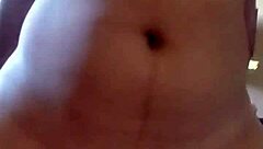 Amateur couple enjoys sensual sex with curvy Latina ex-girlfriend riding big cock.