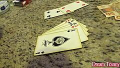 super hot tgirl carol penelope gets her big ass and mouth stuffed with cum in this wild bareback threesome