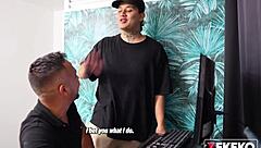 Pregnant Colombian Beauty Gets Discovered and Intensely Fucked While Being Spied On in Fetish Scene