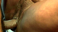 ebony hottie gets banged in the bathroom