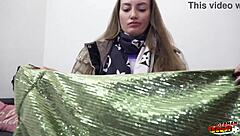 german scout - blonde tall girl julia maze seduce to cheating casting fuck at model job