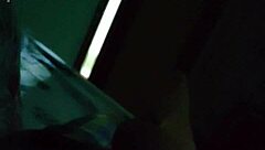 Wife casually fingered her husband's cock in a relaxed moment.