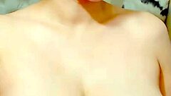 Hey, check out Mia Scarlett showing off those nice big tits on webcam!