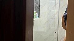 I Spied On My Roommate As She Changed Clothes And Took A Shower In The Bathroom