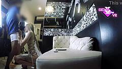 oh man, that blonde asian latina chick in her japanese dress is totally getting that dick