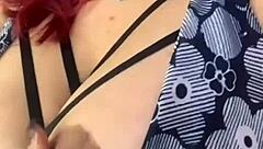 hey check out this big ass latina milf fingering her pussy while masturbating