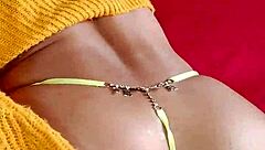 slutty latina housewife spits and swallows a big dildo in her hairy ebony pussy