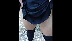 Hey hot slut, want me to spank your big ass and fill your shaved pussy with creampie outdoors?