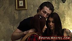 hard bondage gangbang bangs bound teen tourist felicity outdoors