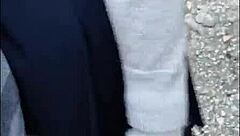 Hey hot slut, want me to spank your big ass and fill your shaved pussy with creampie outdoors?