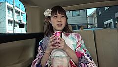 i feel so turned on by this cute japanese girl with hidden big natural tits and curvy body in bra and underwear on bed