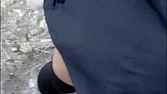 Hey hot slut, want me to spank your big ass and fill your shaved pussy with creampie outdoors?