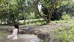 Why not fuck this stranger bareback in the woods after he jerks off watching me?