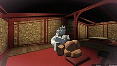 Oh wow, this bunny whore gets fucked hard in roblox studio 🐰🔥