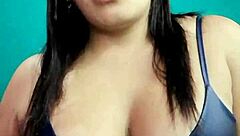 My girlfriend's in her college room masturbating hard until she hits that eye-rolling orgasm 😜