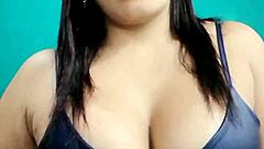 My girlfriend's in her college room masturbating hard until she hits that eye-rolling orgasm 😜