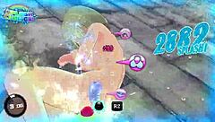 Anime hentai game shows big tits asian girls nude on beach in uncensored mod