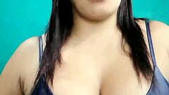 My girlfriend's in her college room masturbating hard until she hits that eye-rolling orgasm 😜