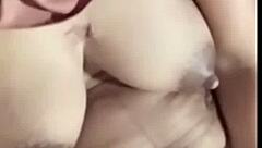 sex video call with a cheating man reveals the housewife using her dildo in secret