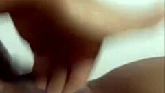 sex video call with a cheating man reveals the housewife using her dildo in secret