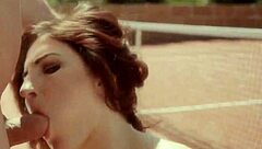 I feel so connected watching this cute blonde babe give an erotic blowjob to her lover