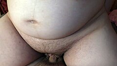 my bbw ex-girlfriend tricks me with a blindfold, yanks off the condom, and rides until she gets a pregnant creampie from milky mari