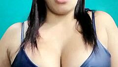 My girlfriend's in her college room masturbating hard until she hits that eye-rolling orgasm 😜