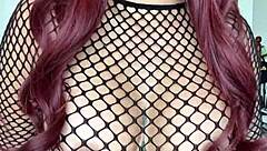 Extreme Squirt Real Amateur - Multiple Female Orgasms with Creamy Squirts and Cum Covered Tits