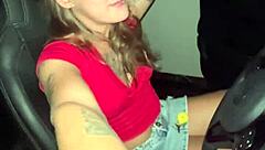 Brazilian latina masturbates solo in hotel room with big ass flashing