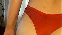 Step mother was caught by her horny stepson while she showing her ass with anal toys and dildo masturbation!