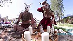 oh man, that ritual had her taking it deep in the ass from her stepson jessica ryan 😈🍑