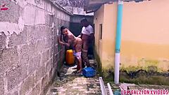 Büyük Götlü Dev Memeli Hatun Açık Havada Dev Siyah Yarrakla Sert Sikiliyor Halka Açık Creampie Sahnesi