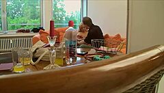 hey this hot home sex starts with blonde big tits couple teasing then blowjob and muff diving into anal fingering