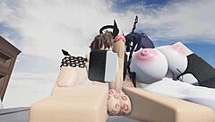 Detailed scene of fucking my friend while her boyfriend is away in a hot collaboration.