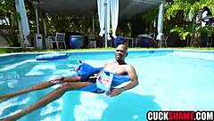 Wife feels so good from that big black cock while I watch