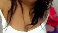 venezolana in lima gets her big natural tits licked in peruvian pussy action